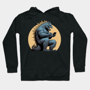 Godzilla Texting Hoodie